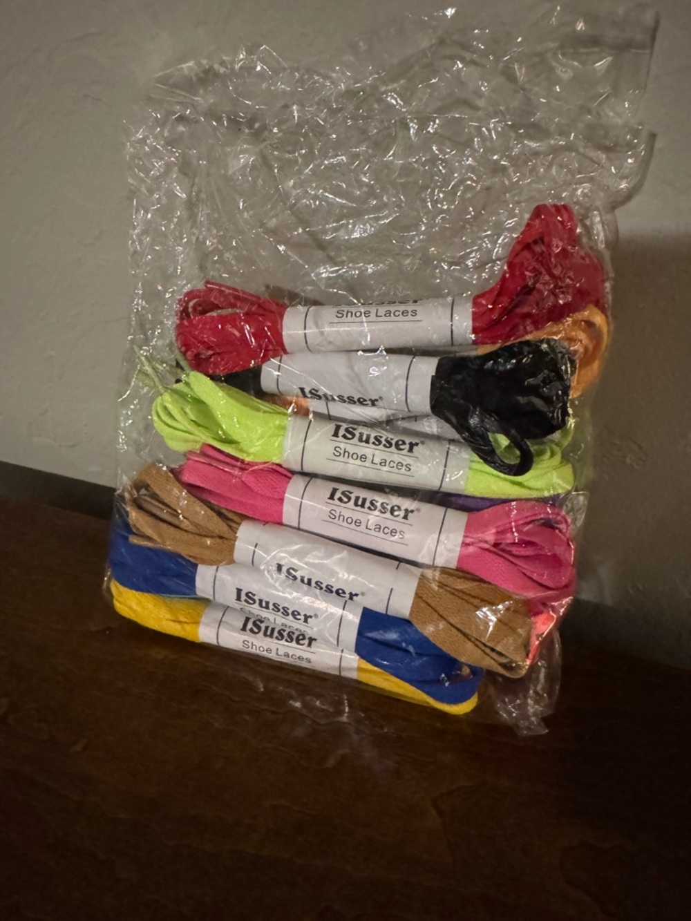 Isusser Multicolor Shoe Laces Pack - Bright Mix - NEW